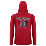 Custom Red Navy UV-Hoodie