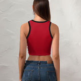 Custom Red Navy Sleeveless Tank Top