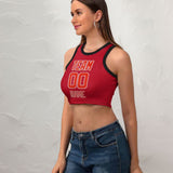 Custom Red Orange Red Sleeveless Tank Top