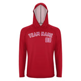 Custom Red Pink UV-Hoodie