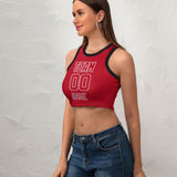 Custom Red Red Sleeveless Tank Top