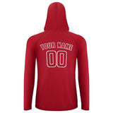 Custom Red Red UV-Hoodie
