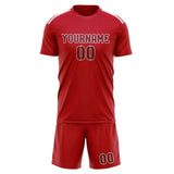 Custom Red Crimson Red Soccer Jersey