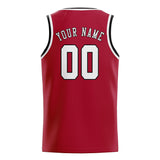 Custom Red & White Colors Design Sports Basketball Jersey