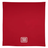 Custom Red White Square Table Cloth