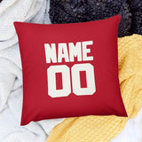 Custom Red White Pillowcase