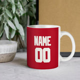 Custom Red White Mug
