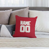 Custom Red White Pillowcase