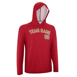 Custom Red Khaki UV-Hoodie