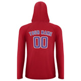 Custom Red Light Purple UV-Hoodie