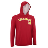 Custom Red Light Yellow UV-Hoodie
