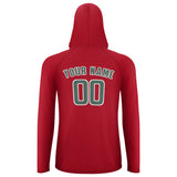 Custom Red Blue Green UV-Hoodie