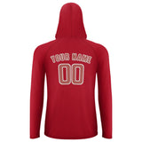 Custom Red Copper Rose UV-Hoodie