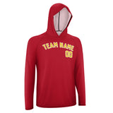 Custom Red Gold UV-Hoodie