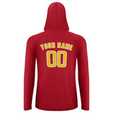 Custom Red Gold UV-Hoodie