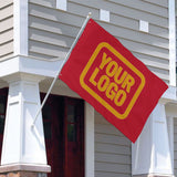 Custom Red Yellow Flag