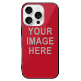 Custom Red Gray Phone Case