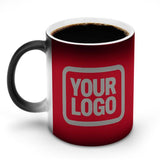 Custom Red Gray Magic Mug