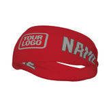 Custom Red Gray Sports headband
