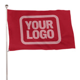 Custom Red Light Pink Flag