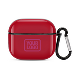 Custom Red Pink AirPods Case (3rd Generation)