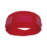 Custom Red Pink Sports headband
