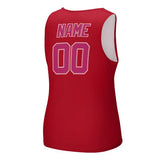 Custom Red Pink Men's Tank Top