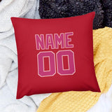 Custom Red Pink Pillowcase