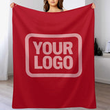 Custom Red Light Pink Blanket