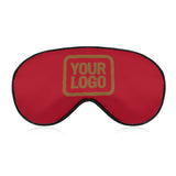 Custom Red Khaki Sleep Mask