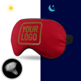 Custom Red Khaki Sleep Mask