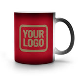 Custom Red Light Khaki Magic Mug