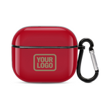 Custom Red Light Khaki AirPods Case (3rd Generation)
