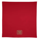 Custom Red Khaki Square Table Cloth
