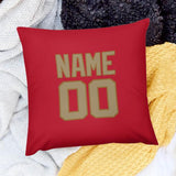 Custom Red Light Khaki Pillowcase