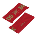 Custom Red Light Khaki Sports headband