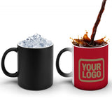 Custom Red Light Khaki Magic Mug