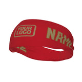 Custom Red Light Khaki Sports headband