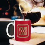 Custom Red Light Khaki Mug