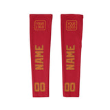 Custom Red Orange Arm Sleeve