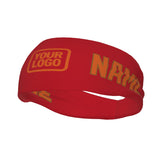 Custom Red Orange Sports headband