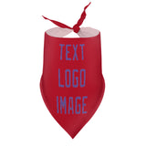 Custom Red Light Purple Pet Scarf