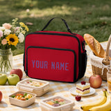 Custom Red Light Purple Lunch Bag