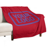 Custom Red Light Purple Blanket