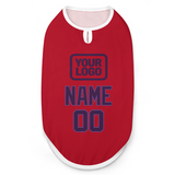 Custom Red Purple Pet Vest