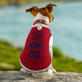 Custom Red Purple Pet Vest