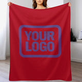 Custom Red Light Purple Blanket