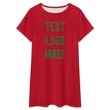 Custom Red Emerald Green Nachthemd