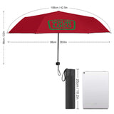 Custom Red Emerald Green Automatic Umbrella