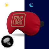 Custom Red Light Khaki Sleep Mask